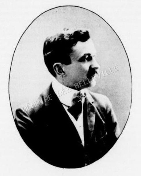 Portrait d’Antoine Borrel, homme politique savoyard, photographié vers 1910.