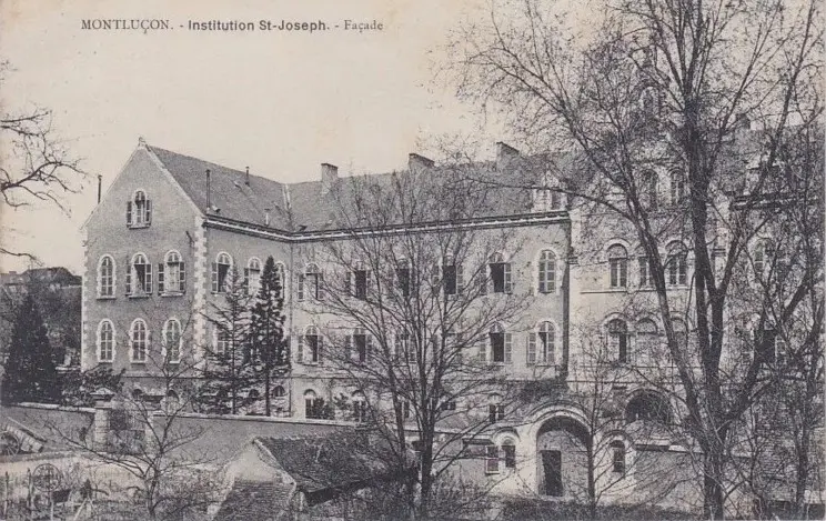Façade de l’Institution Saint-Joseph à Montluçon, ancien établissement scolaire religieux.