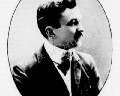 Portrait d’Antoine Borrel, homme politique savoyard, photographié vers 1910.